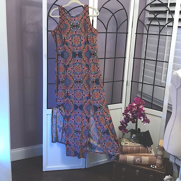 New Maxi, Multicolored Dress by London Times. - Picture 1 of 5